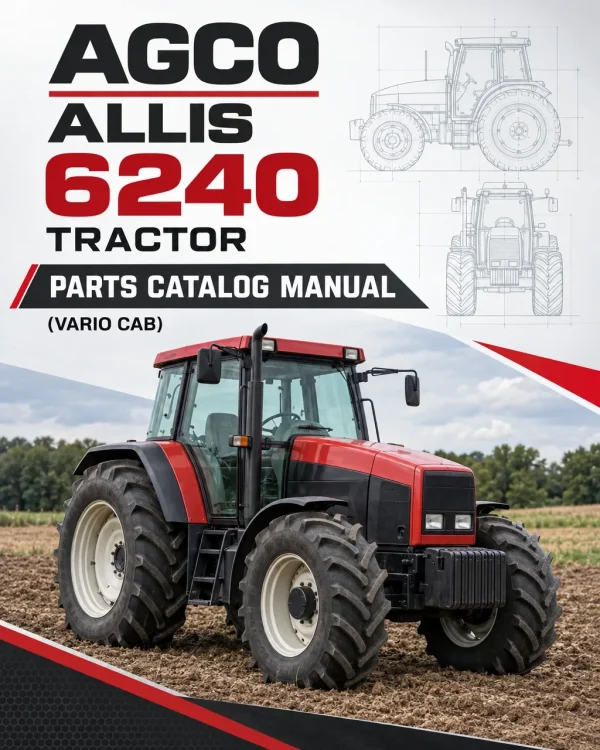 AGCO Allis 6240 Tractor Parts Catalog Manual (Vario Cab) AGCO Allis 6240 Tractor Parts Catalog Manual (Vario Cab)