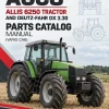 AGCO Allis 6250 Tractor and Deutz-Fahr DX 3.30 Parts Catalog Manual (Vario Cab)