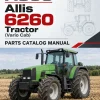 AGCO Allis 6260 Tractor Parts Catalog Manual (Vario Cab) AGCO Allis 6260 Tractor Parts Catalog Manual (Vario Cab)