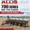 AGCO Allis 700 Series Unit Type Planter Parts Catalog Manual AGCO Allis 700 Series Unit Type Planter Parts Catalog Manual