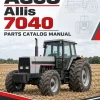 AGCO Allis 7040 Tractor Parts Catalog Manual