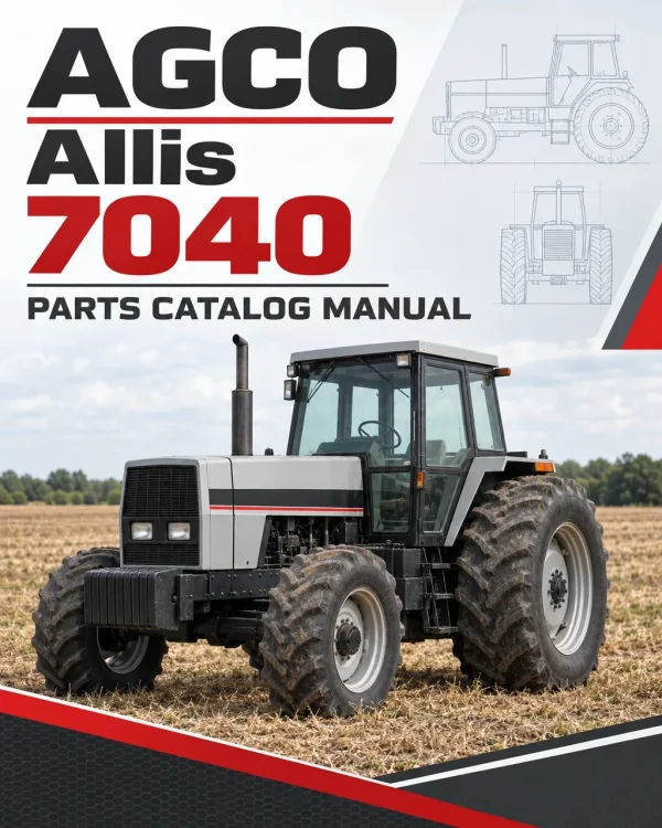 AGCO Allis 7040 Tractor Parts Catalog Manual