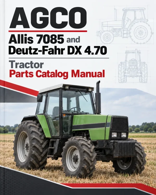 AGCO Allis 7085 and Deutz-Fahr DX 4.70 Tractor Parts Catalog Manual AGCO Allis 7085 and Deutz-Fahr DX 4.70 Tractor Parts Catalog Manual