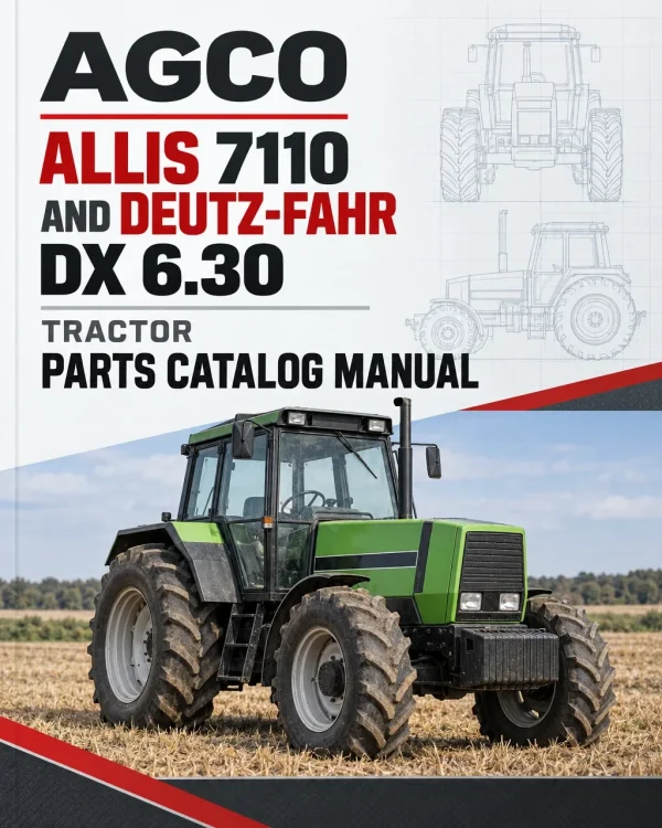 AGCO Allis 7110 and Deutz-Fahr DX 6.30 Tractor Parts Catalog Manual AGCO Allis 7110 and Deutz-Fahr DX 6.30 Tractor Parts Catalog Manual