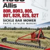 AGCO Allis 80R, 80R3, 80S, 80T, 82R, 82S, 82T Sickle Bar Mower Parts Catalog Manual AGCO Allis 80R, 80R3, 80S, 80T, 82R, 82S, 82T Sickle Bar Mower Parts Catalog Manual