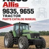 AGCO Allis 9635, 9655 Tractor Parts Catalog Manual AGCO Allis 9635, 9655 Tractor Parts Catalog Manual