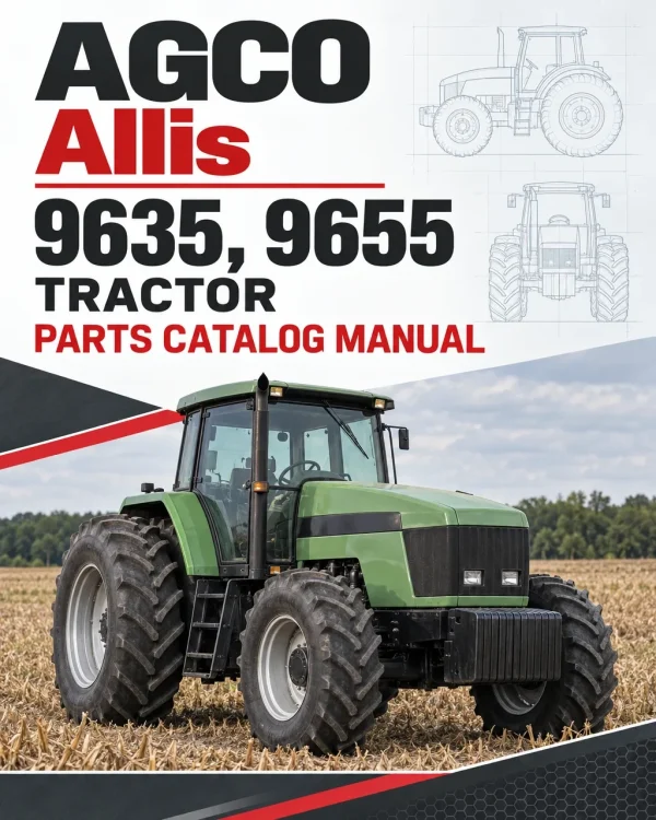 AGCO Allis 9635, 9655 Tractor Parts Catalog Manual AGCO Allis 9635, 9655 Tractor Parts Catalog Manual