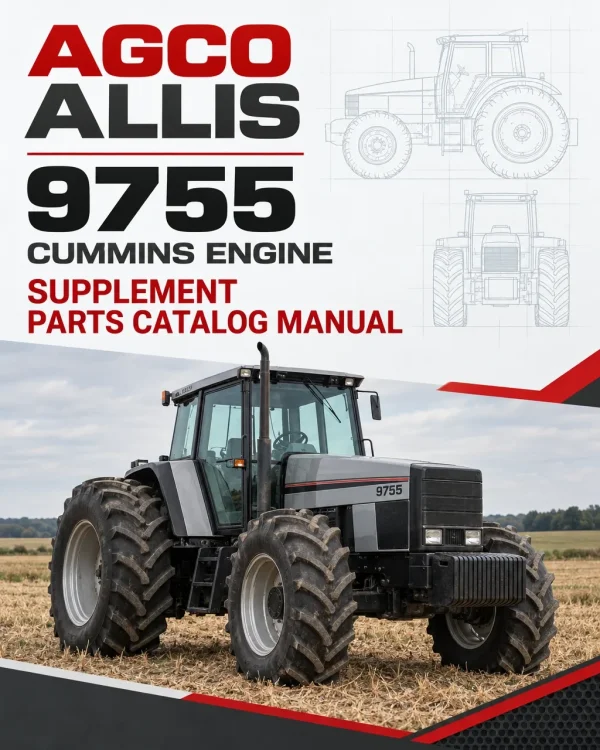 AGCO Allis 9755 Cummins Engine Supplement Parts Catalog Manual