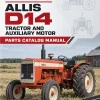 AGCO Allis D14 Tractor and Auxiliary Motor Parts Catalog Manual AGCO Allis D14 Tractor and Auxiliary Motor Parts Catalog Manual