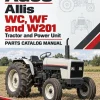 AGCO Allis WC, WF Tractor and W201 Power Unit Parts Catalog Manual