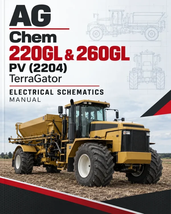 AG Chem 220GL & 260GL PV (2204) TerraGator Electrical Schematics Manual AG Chem 220GL & 260GL PV (2204) TerraGator Electrical Schematics Manual