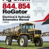 Ag-Chem 844, 854 RoGator Electrical & Hydraulic Schematics Manual (1995)