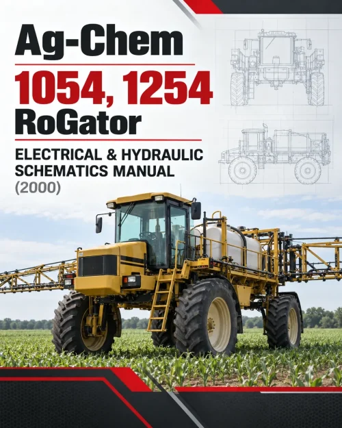 Ag-Chem 1054, 1254 RoGator Electrical & Hydraulic Schematics Manual (2000) Ag-Chem 1054, 1254 RoGator Electrical & Hydraulic Schematics Manual (2000)
