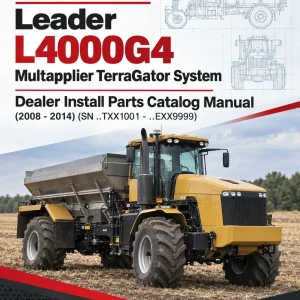 New Leader L4000G4 Multapplier TerraGator System Dealer Install Parts Catalog Manual (2008 - 2014) (SN ..TXX1001 - ..EXX9999) New Leader L4000G4 Multapplier TerraGator System Dealer Install Parts Catalog Manual (2008 - 2014) (SN ..TXX1001 - ..EXX9999)