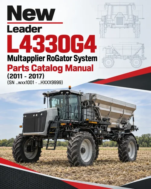 New Leader L4330G4 Multapplier RoGator System Parts Catalog Manual (2011 - 2017) (SN ..wxx1001 - ..HXXX9999) New Leader L4330G4 Multapplier RoGator System Parts Catalog Manual (2011 - 2017) (SN ..wxx1001 - ..HXXX9999)