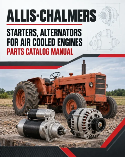 Allis-Chalmers Starters, Alternators For Air Cooled Engines Parts Catalog Manual Allis-Chalmers Starters, Alternators For Air Cooled Engines Parts Catalog Manual