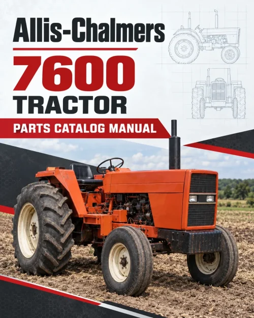 Allis-Chalmers 7600 Tractor Parts Catalog Manual Allis-Chalmers 7600 Tractor Parts Catalog Manual