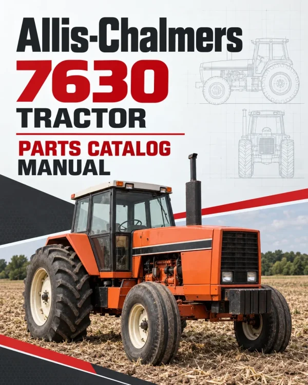 Allis-Chalmers 7630 Tractor Parts Catalog Manual