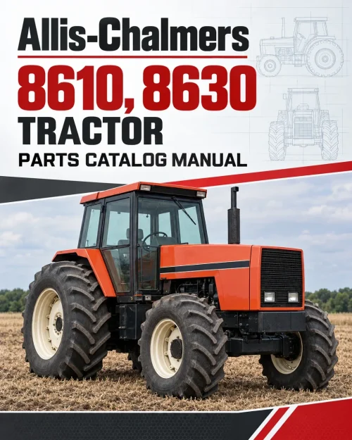 Allis-Chalmers 8610, 8630 Tractor Parts Catalog Manual Allis-Chalmers 8610, 8630 Tractor Parts Catalog Manual