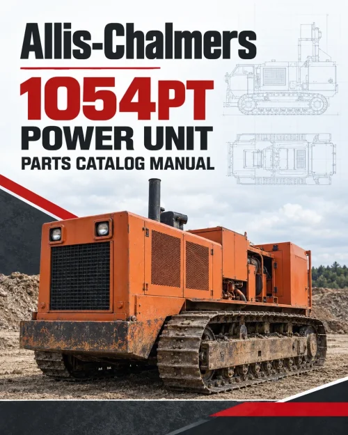 Allis-Chalmers 1054PT Power Unit Parts Catalog Manual Allis-Chalmers 1054PT Power Unit Parts Catalog Manual