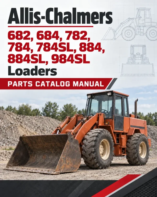 Allis-Chalmers 682, 684, 782, 784, 784SL, 884, 884SL, 984SL Loaders Parts Catalog Manual Allis-Chalmers 682, 684, 782, 784, 784SL, 884, 884SL, 984SL Loaders Parts Catalog Manual