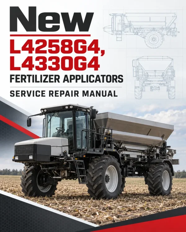 New Leader L4258G4, L4330G4 Fertilizer Applicators Service Repair Manual New Leader L4258G4, L4330G4 Fertilizer Applicators Service Repair Manual