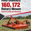 Allis-Chalmers 160, 172 Rotary Mower Parts Catalog Manual