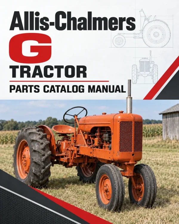Allis-Chalmers G Tractor Parts Catalog Manual