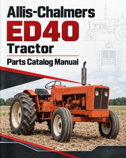Allis-Chalmers ED40 Tractor Parts Catalog Manual Allis-Chalmers ED40 Tractor Parts Catalog Manual