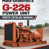 Allis-Chalmers G-226 Power Unit Parts Catalog Manual