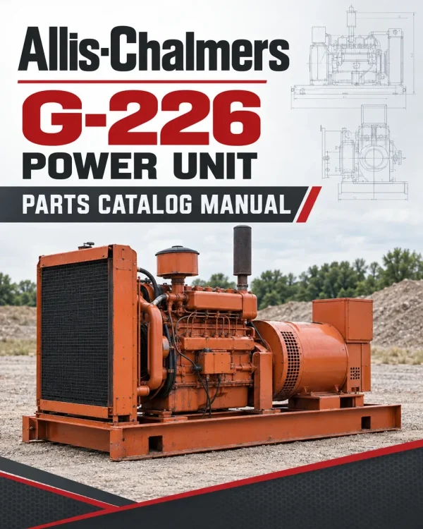 Allis-Chalmers G-226 Power Unit Parts Catalog Manual
