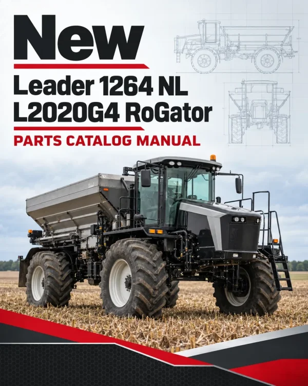 New Leader 1264 Nl L2020G4 RoGator System Parts Catalog Manual