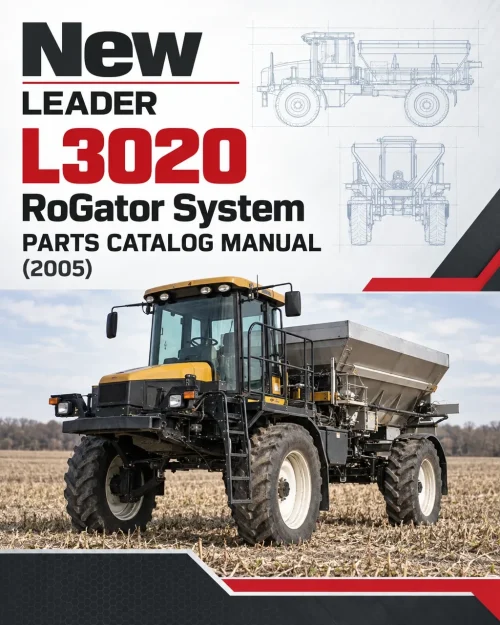 New Leader L3020 RoGator System Parts Catalog Manual (2005)