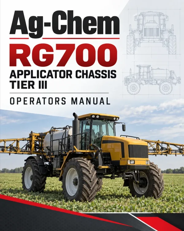Ag-Chem RG700 Applicator Chassis Tier III Operators Manual