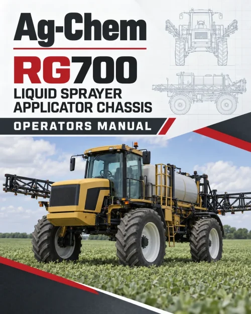 Ag-Chem RG700 Liquid Sprayer Applicator Chassis Operators Manual Ag-Chem RG700 Liquid Sprayer Applicator Chassis Operators Manual