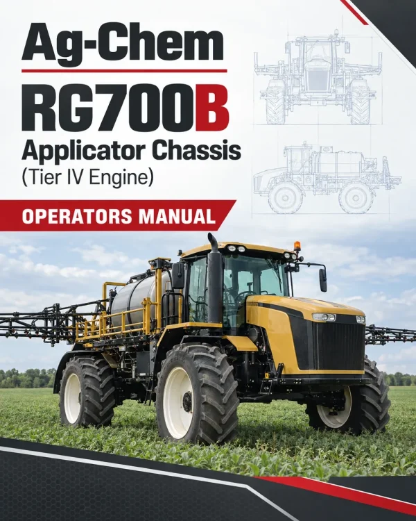 Ag-Chem RG700B Applicator Chassis (Tier IV Engine) Operators Manual Ag-Chem RG700B Applicator Chassis (Tier IV Engine) Operators Manual