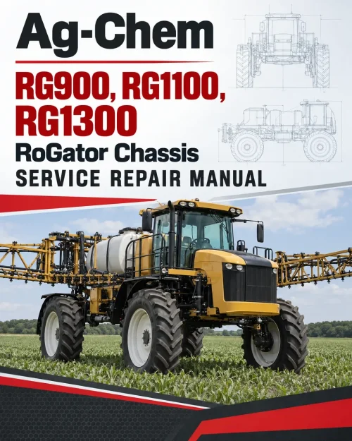 Ag-Chem RG900, RG1100, RG1300 RoGator Chassis Service Repair Manual Ag-Chem RG900, RG1100, RG1300 RoGator Chassis Service Repair Manual