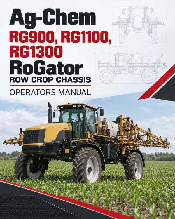 Ag-Chem RG900, RG1100, RG1300 RoGator Row Crop Chassis Operators Manual