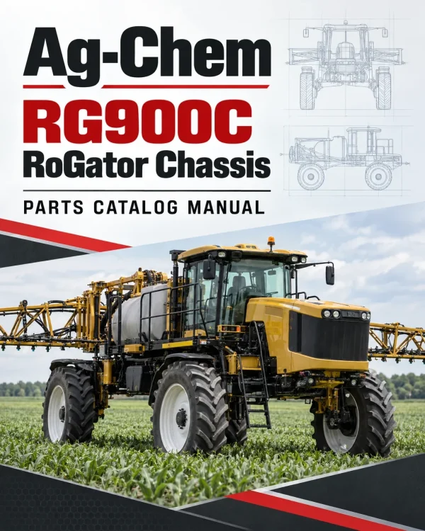Ag-Chem RG900C RoGator Chassis Parts Catalog Manual Ag-Chem RG900C RoGator Chassis Parts Catalog Manual