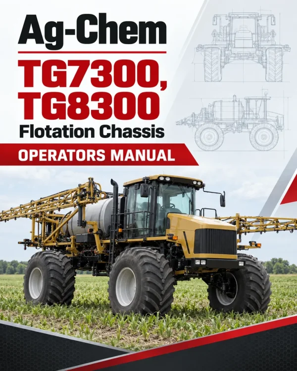 Ag-Chem TG7300, TG8300 Flotation Chassis Operators Manual Ag-Chem TG7300, TG8300 Flotation Chassis Operators Manual