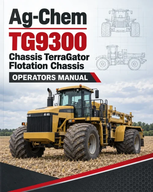 Ag-Chem TG9300 Chassis TerraGator Flotation Chassis Operators Manual Ag-Chem TG9300 Chassis TerraGator Flotation Chassis Operators Manual