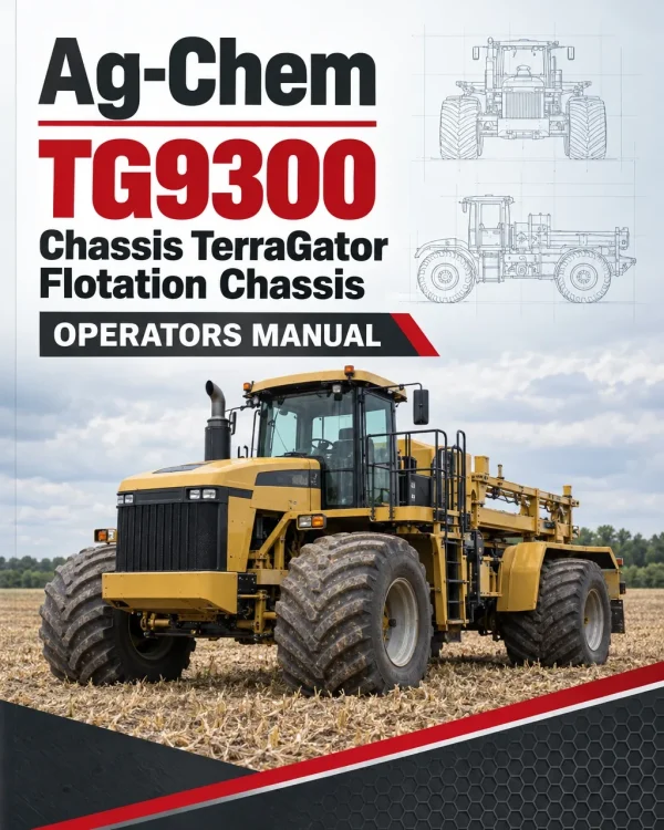 Ag-Chem TG9300 Chassis TerraGator Flotation Chassis Operators Manual Ag-Chem TG9300 Chassis TerraGator Flotation Chassis Operators Manual