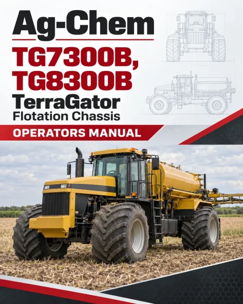 Ag-Chem TG7300B, TG8300B TerraGator Flotation Chassis Operators Manual Ag-Chem TG7300B, TG8300B TerraGator Flotation Chassis Operators Manual