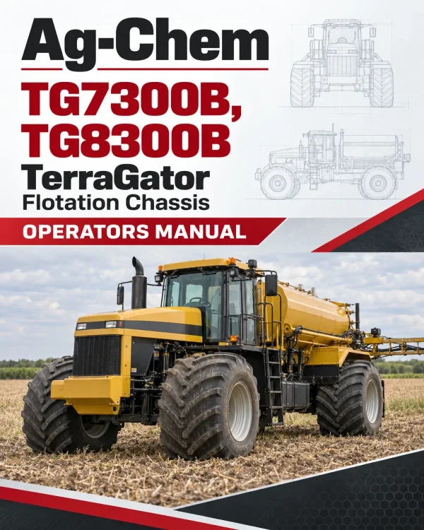 Ag-Chem TG7300B, TG8300B TerraGator Flotation Chassis Operators Manual Ag-Chem TG7300B, TG8300B TerraGator Flotation Chassis Operators Manual