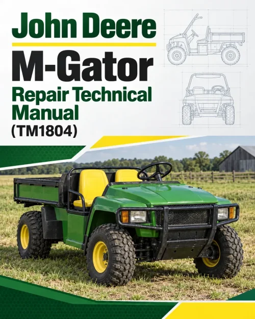 John Deere M-Gator Repair Technical Manual (TM1804) John Deere M-Gator Repair Technical Manual (TM1804)