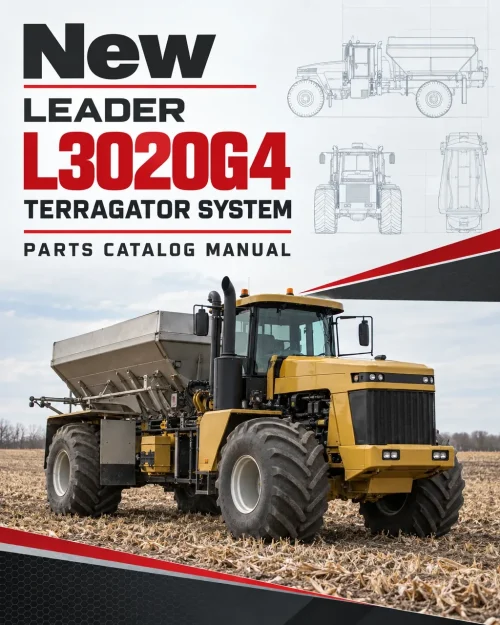 New Leader L3020G4 TerraGator System Parts Catalog Manual