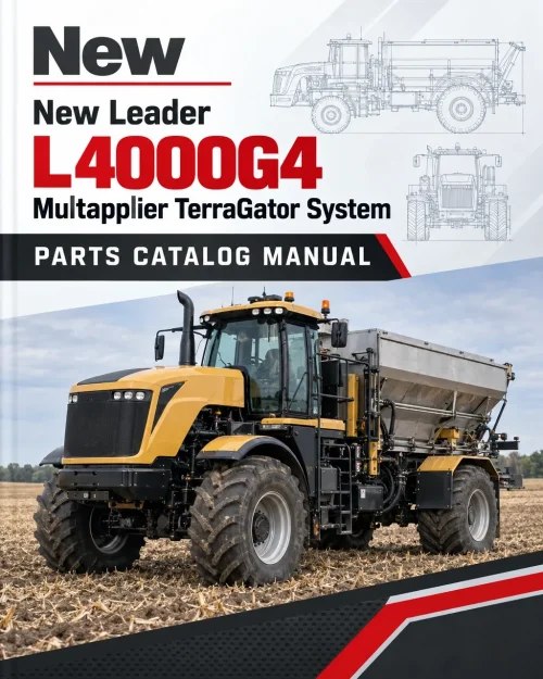 New Leader L4000G4 Multapplier TerraGator System Parts Catalog Manual