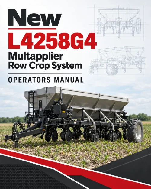 New Leader L4258G4 Multapplier Row Crop System Operators Manual