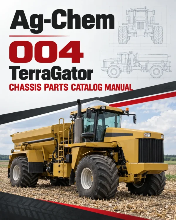 Ag-Chem 004 TerraGator Chassis Parts Catalog Manual