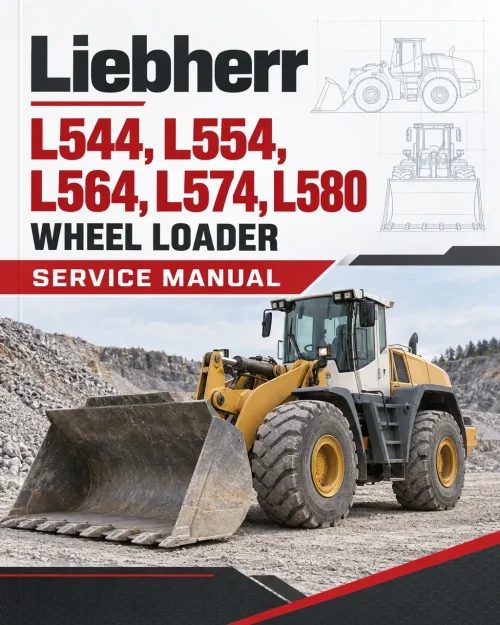 Liebherr L544, L554, L564, L574, L580 Wheel Loader Service Manual
